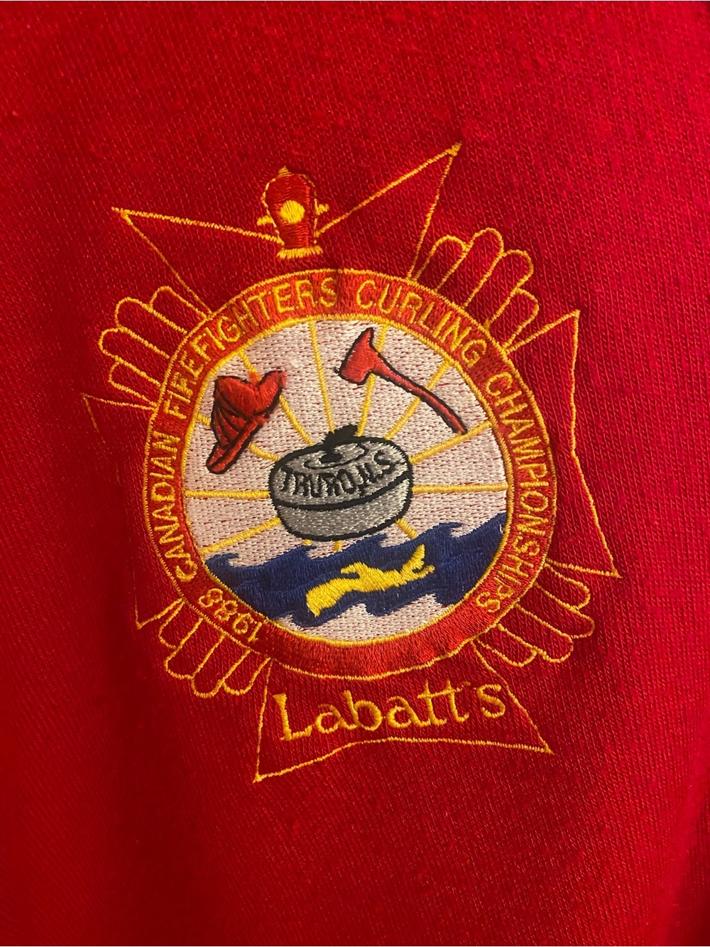 Vintage Labatt’s Curling Championship Sweater